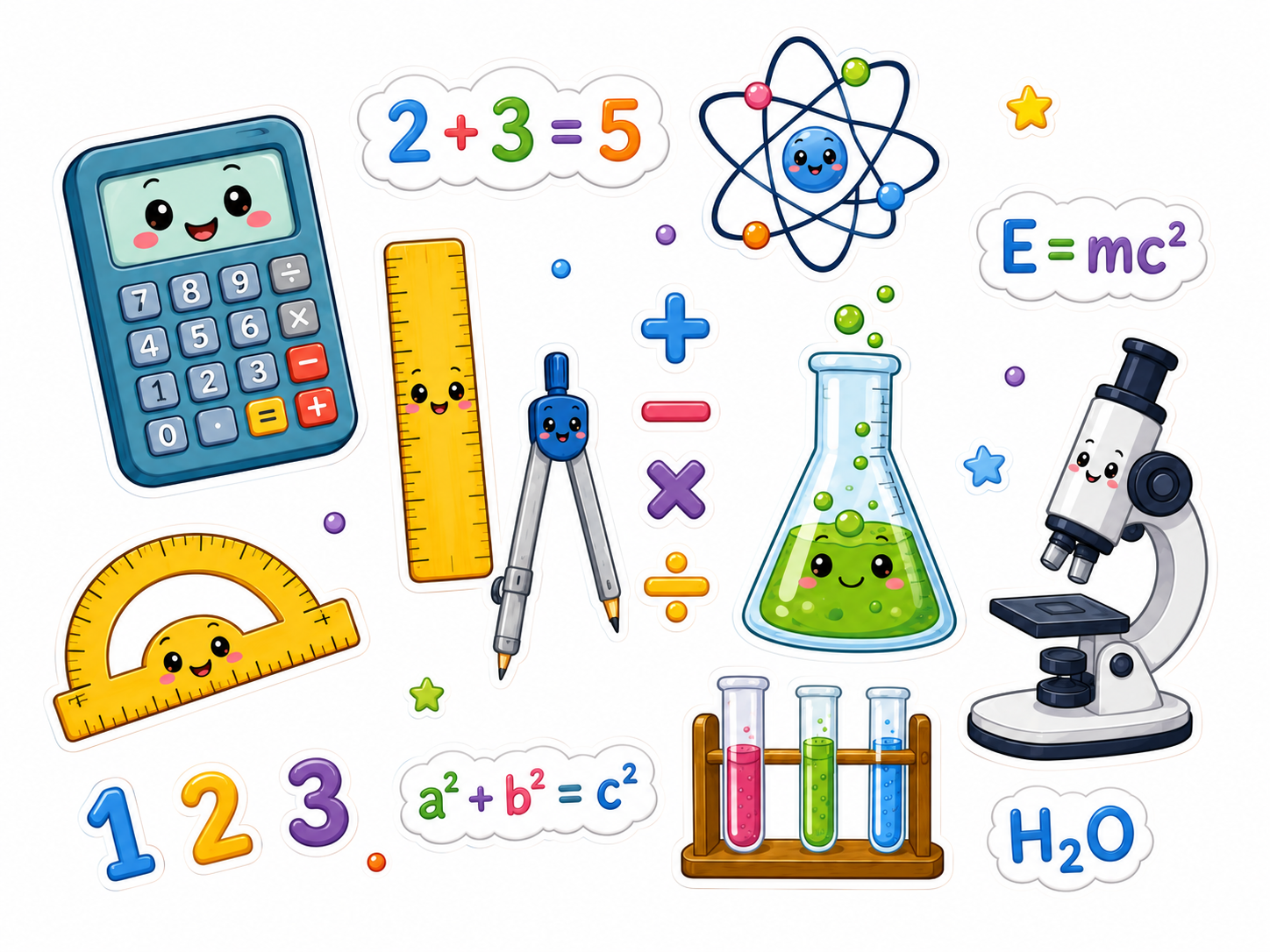 Math and Science illustration